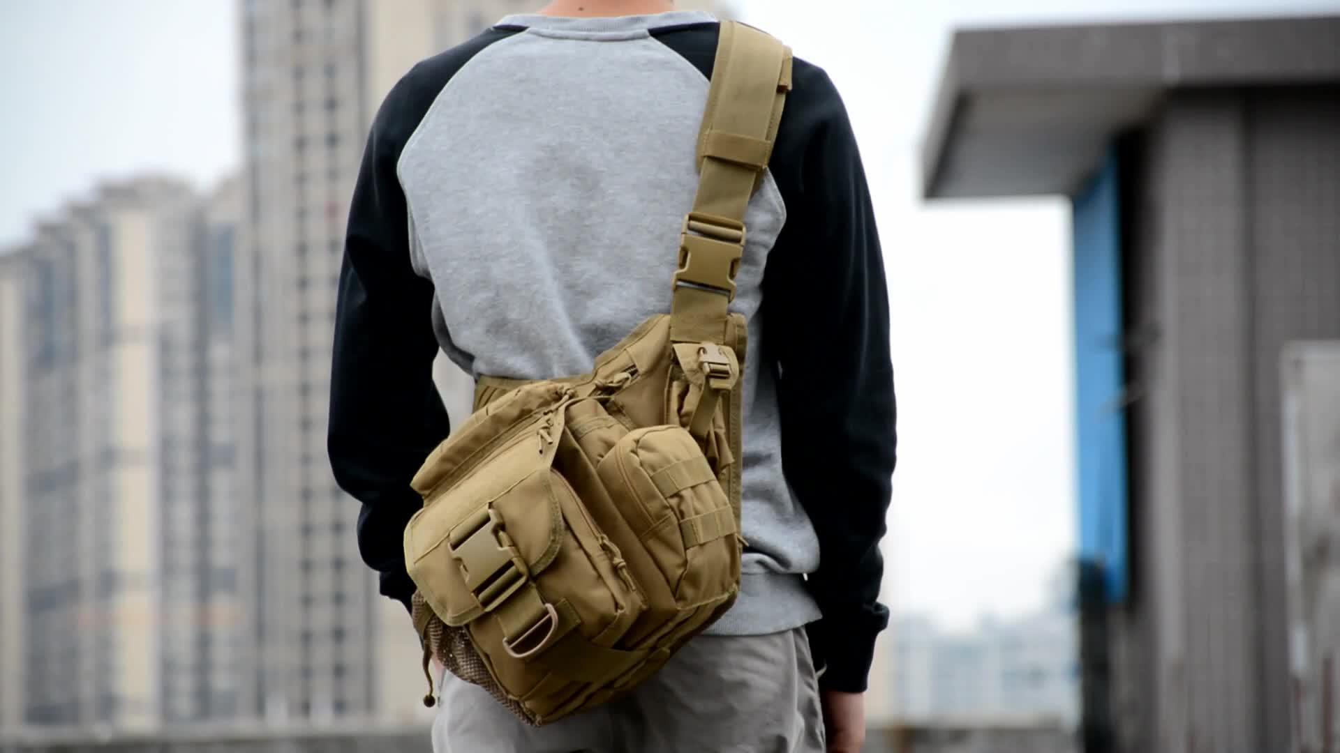 军迷包防水户外旅游登山 单车骑行包 战术鞍包 可放置手机各类小